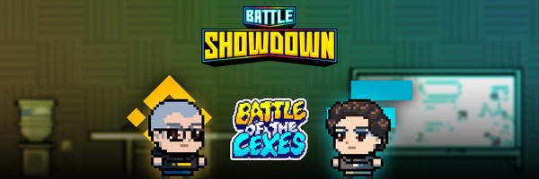 Battle Showdown Banner featuring Sam Bankman-Fried & "CZ" Zhao