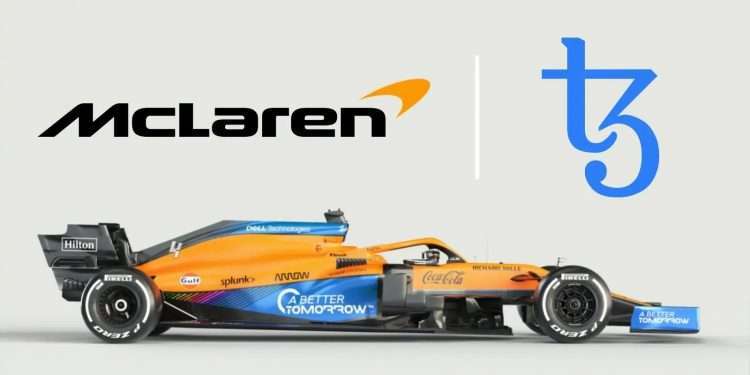 Image source: McLaren x Tezos